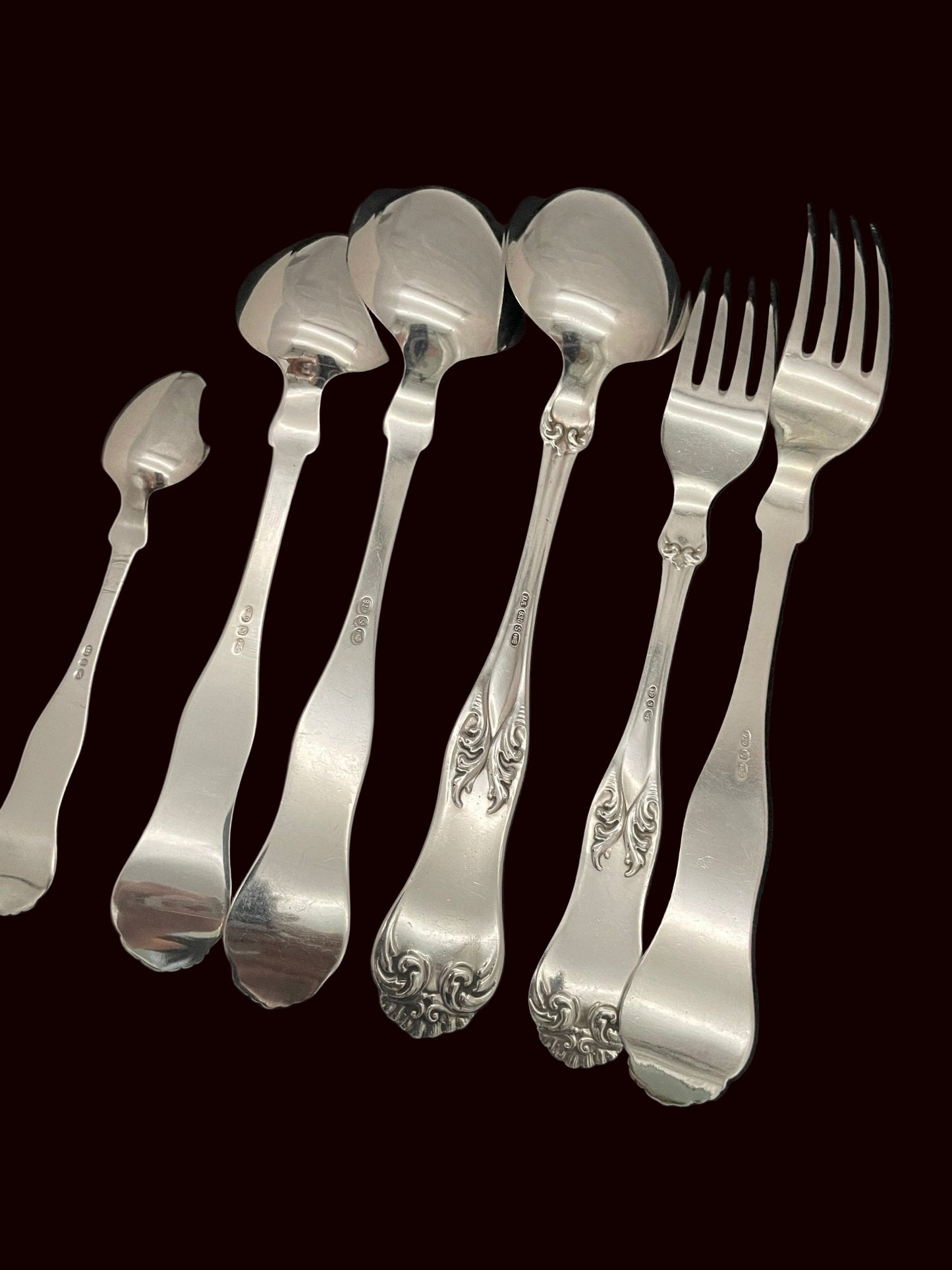 Bonderokokko Sølvbestikk Bakside