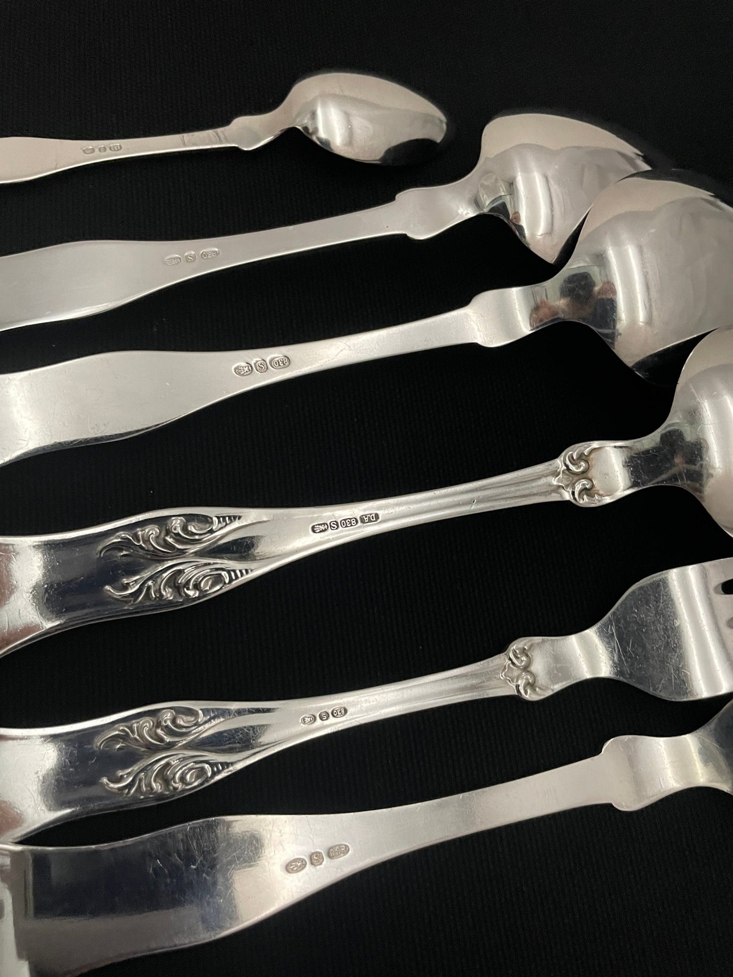 Bonderokokko Sølvbestikk Bakside Stempel