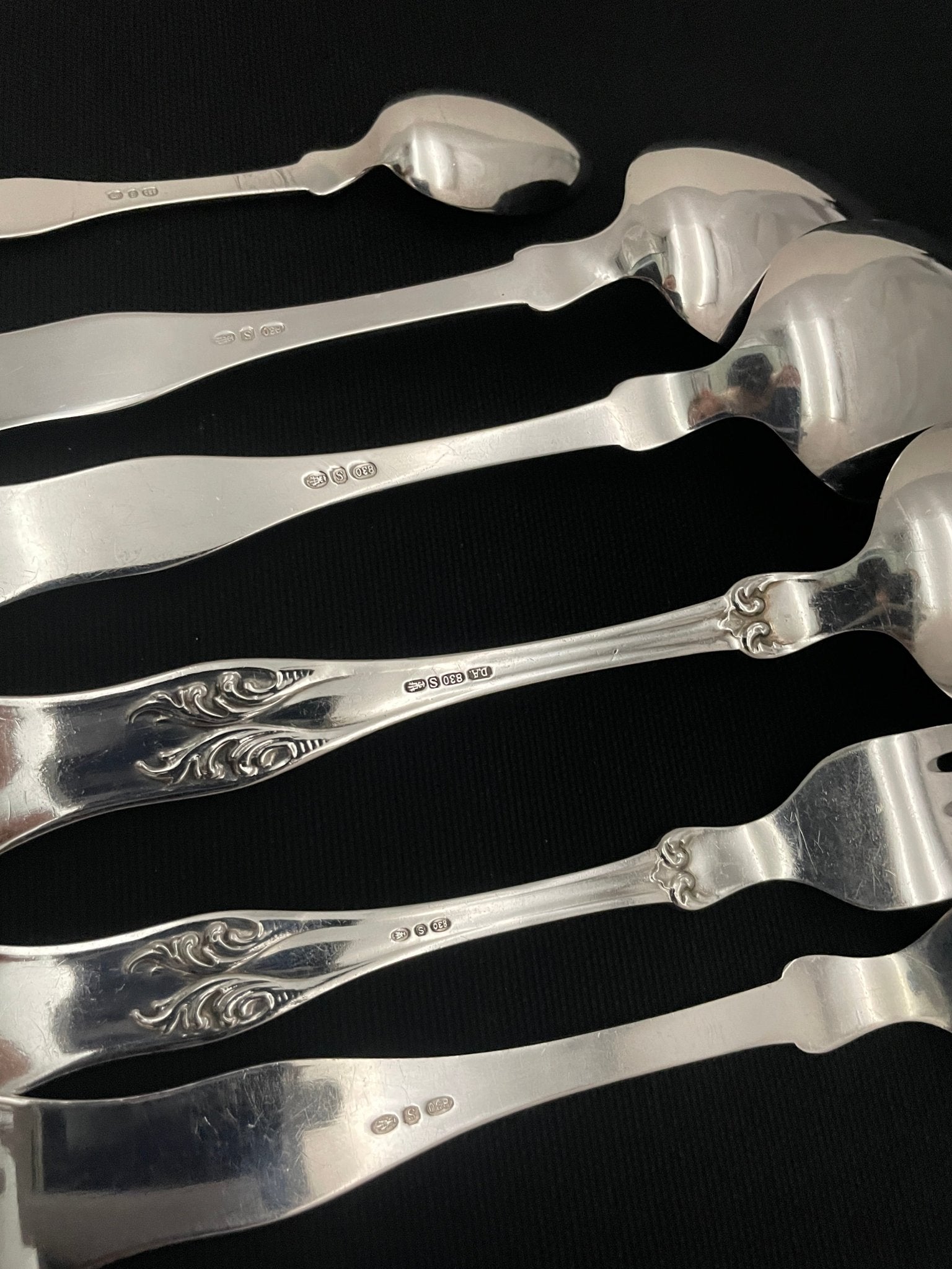 Bonderokokko Sølvbestikk Bakside Stempel