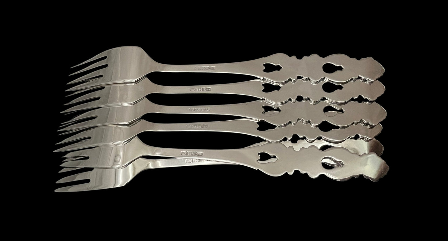 Dala Sølvbestikk Gaffel bakside