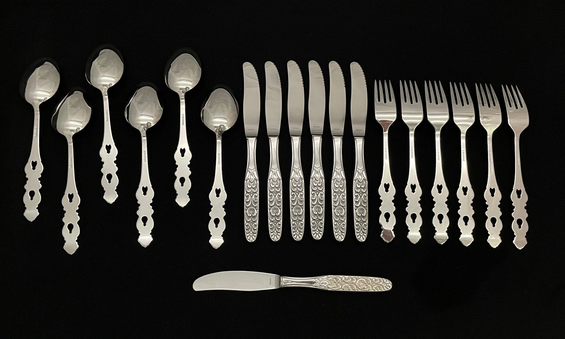 Dala Sølvbestikk Spisebestikk bakside