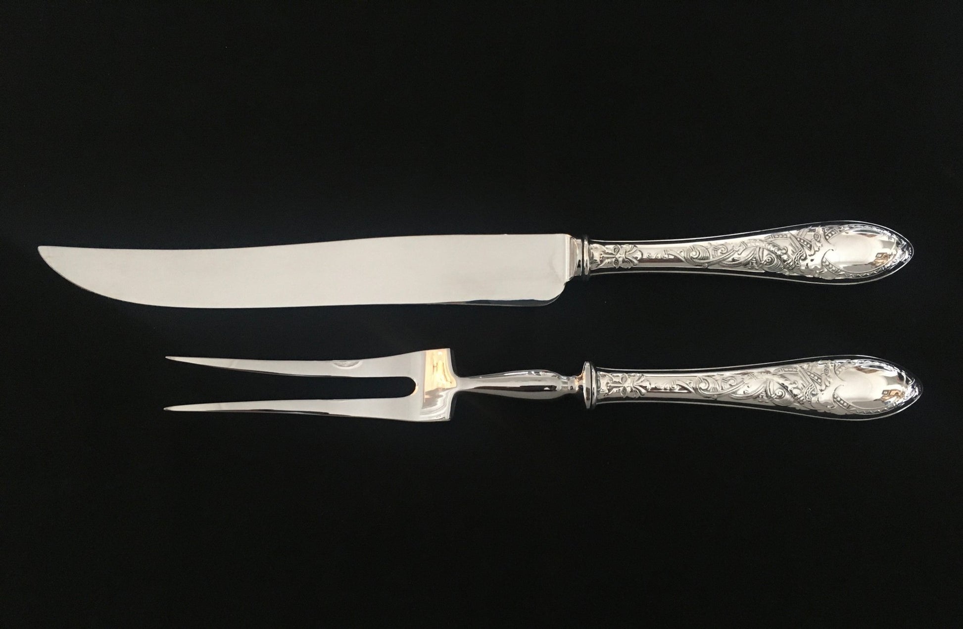 Drage Sølvbestikk Transjerkniv og Transjergaffel