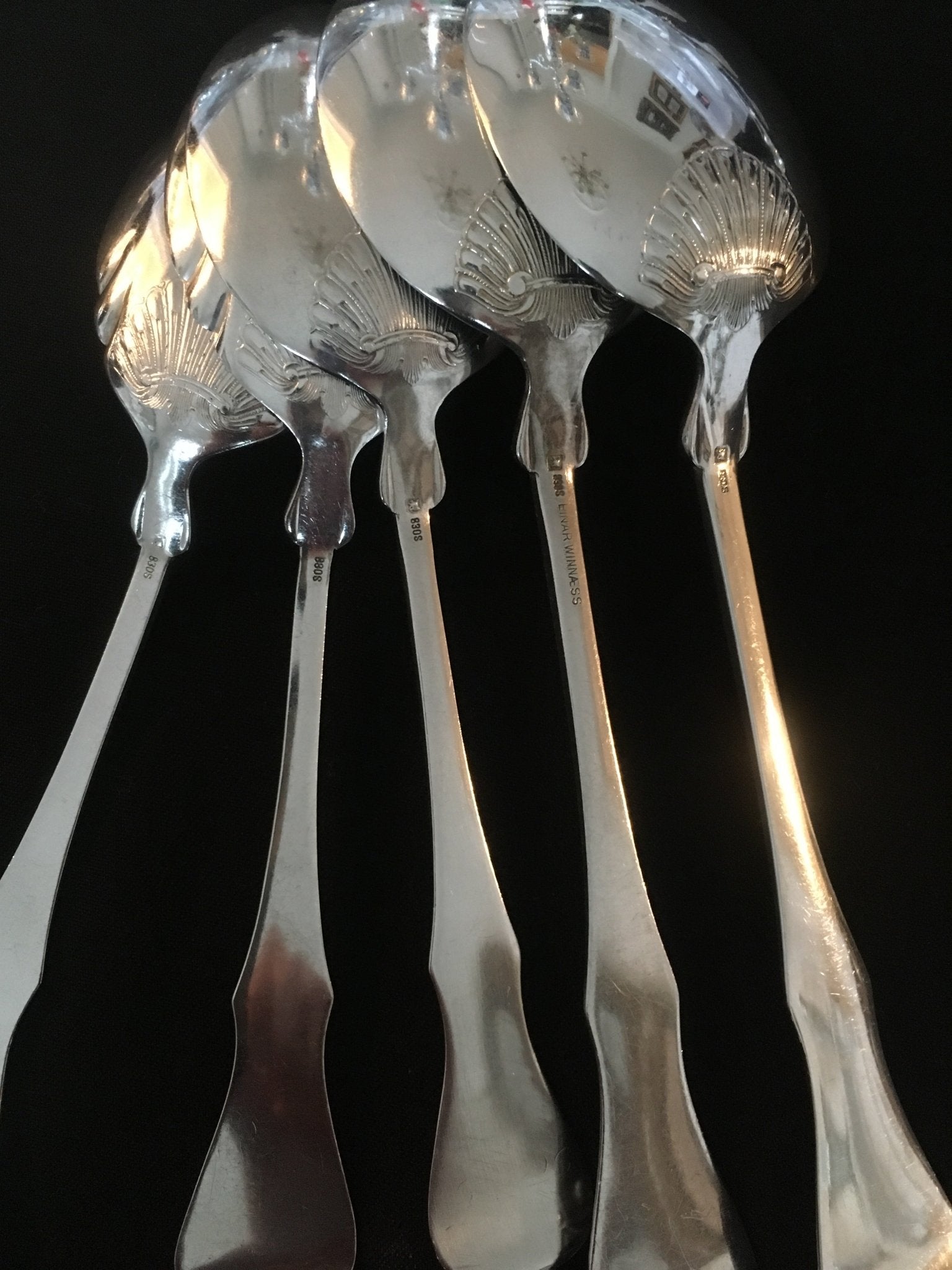 Dronning Sølvbestikk Skje Tostrup