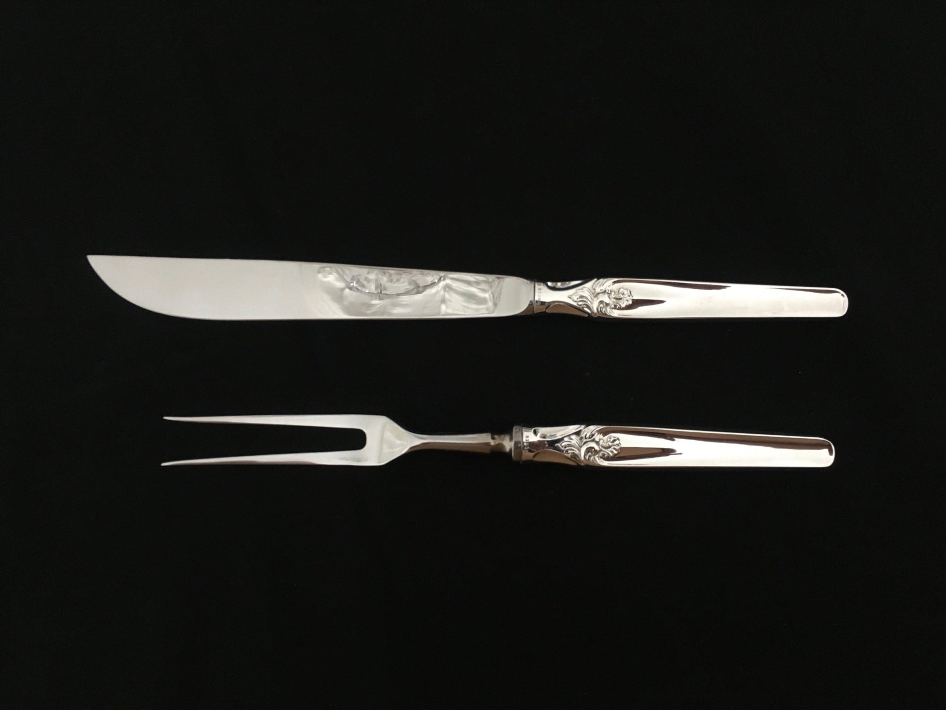 Elisabeth Sølvbestikk Transjerkniv og Transjergaffel