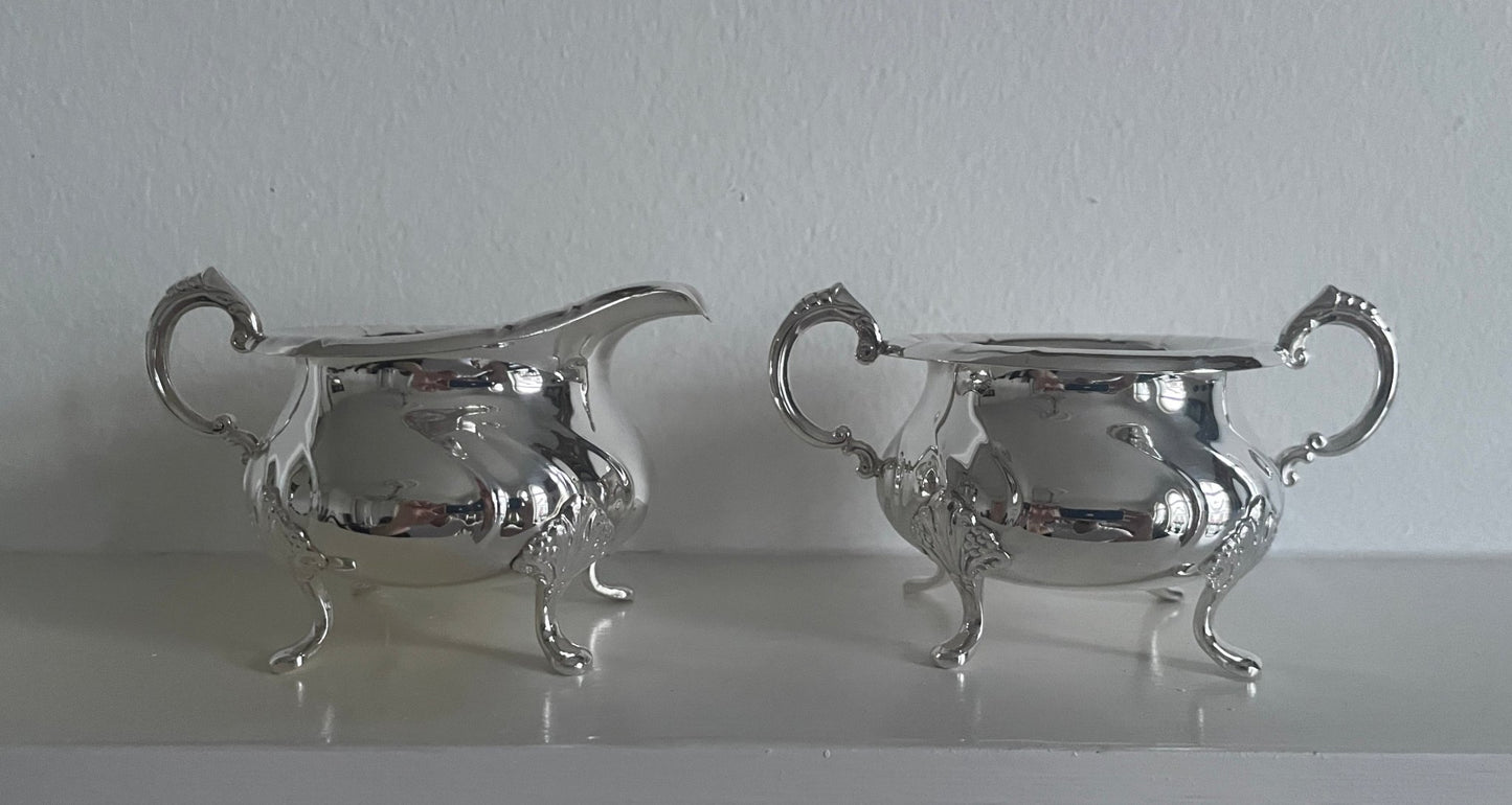 Sett nr 2 Fløtemugge og Sukkerkopp Aksel Holmsen fra siden