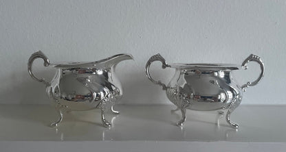 Sett nr 2 Fløtemugge og Sukkerkopp Aksel Holmsen fra siden