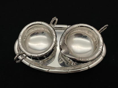 Sett nr 2 Flotemugge og Sukkerkopp Aksel Holmsen på brett