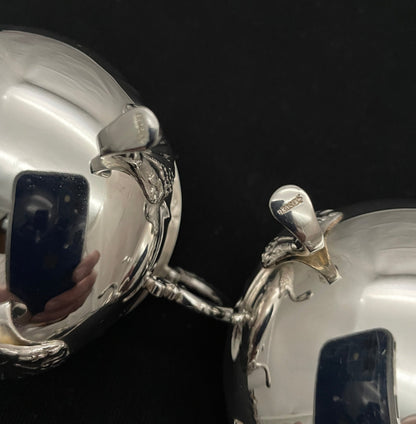 Sett nr 2 Fløtemugge og Sukkerkopp Aksel Holmsen stempel