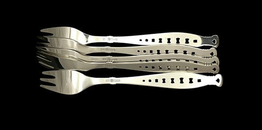 Galla Sølvbestikk Kakegaffel bakside stempel