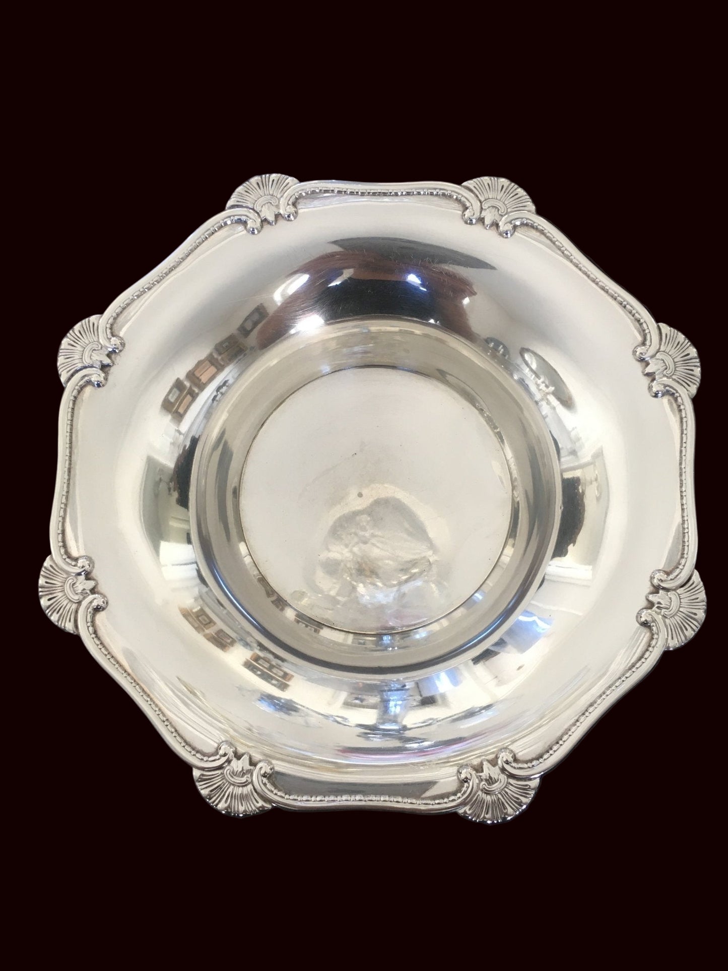 Gammel Bankett Sølvbolle