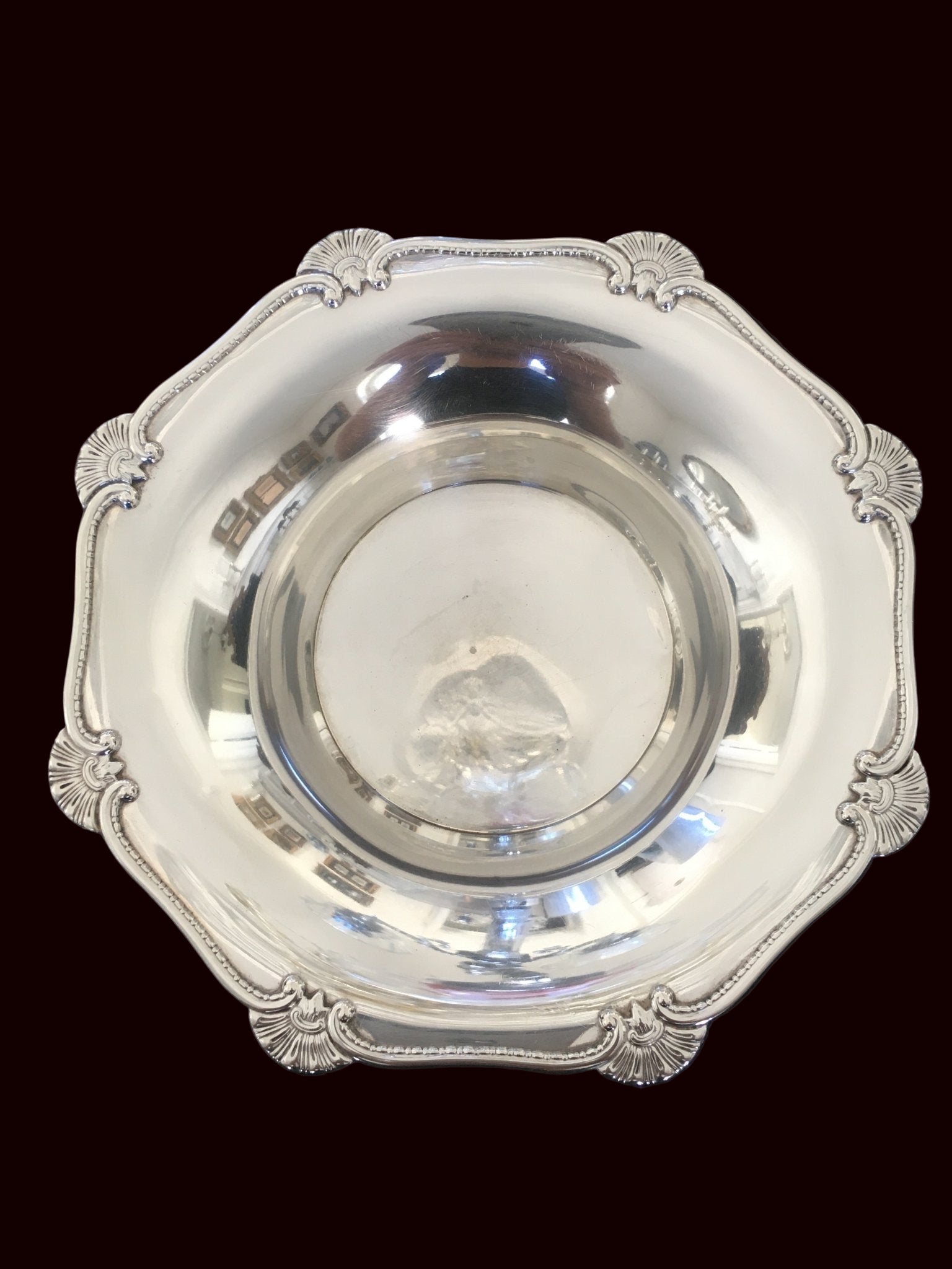 Gammel Bankett Sølvbolle