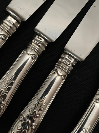 Kings Pattern silver cutlery in 830s and 925s