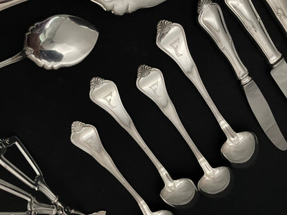 Ragnhild silverware in 830s something made by Marius Hammer.