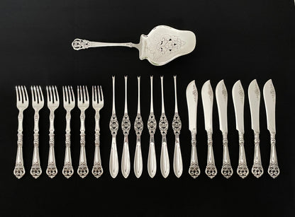 Barock 1 silver i 830s från Thune Silverware fabrik