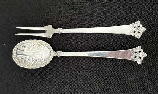ANITRA anretnings gaffel 24,5cm og anretnings skje 24,0cm