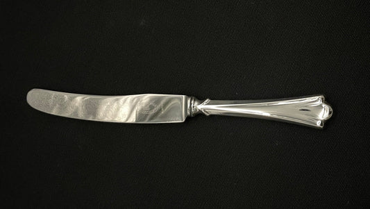 Lilje sølv stor kniv eldre modell 24.4 cm i 830s av Magnus Aase og Th Olsens Eftf