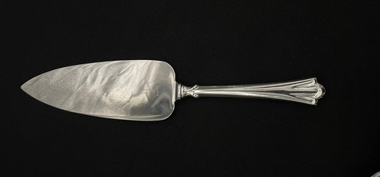 Lilje sølv paikniv / kakekniv 26.6 cm i 830s av Magnus Aase og Th Olsens Eftf