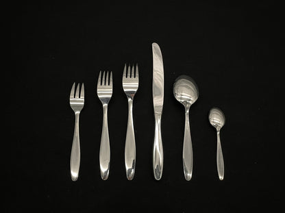 Bridal silver cutlery in 830s and 925s newer model by David Andersen