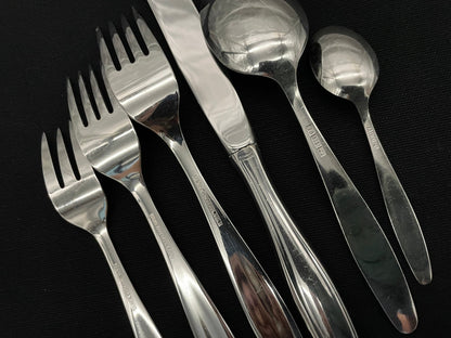 Bridal silver cutlery in 830s and 925s newer model by David Andersen