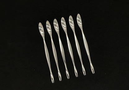 Aase silver lobster forks / shellfish forks in the 830s by Th Olsen Olsen's