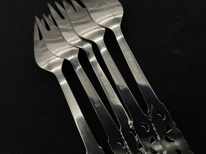 Tele silver large cake forks 16.0cm I 830s by Br Mylius