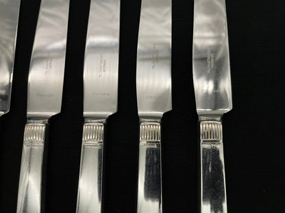 Prince Harald silver cutlery knives in the 830s by Th Marthinsen