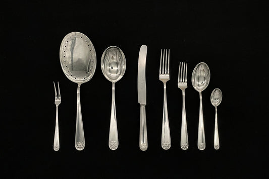 Olavsrosen silver cutlery in the 830s by Tostrup