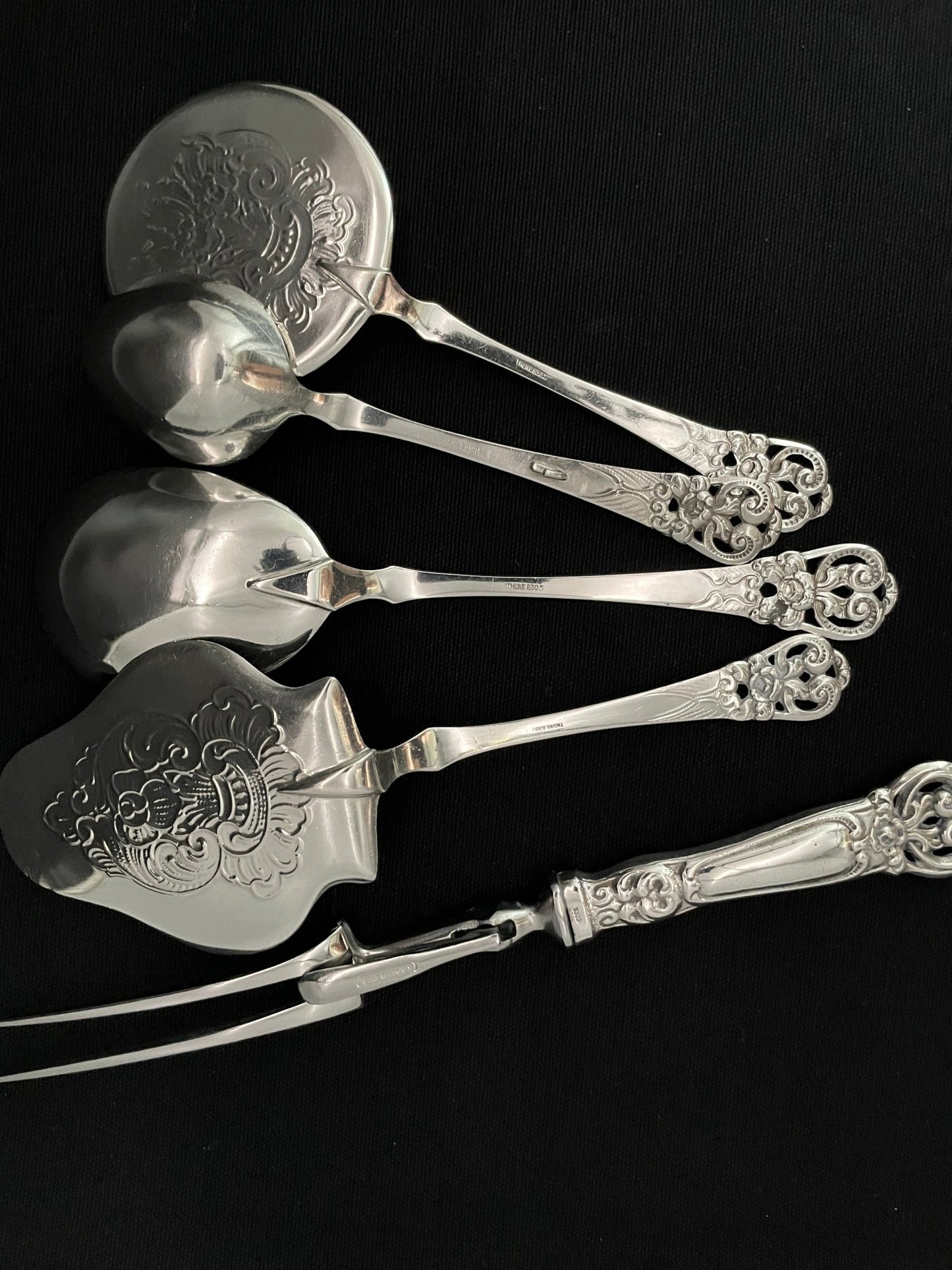 Barokk 1 silver cutlery in 830s by Thune