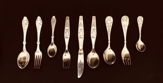 Sterling silver in 830s of various patterns and manufacturers