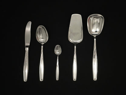 Commemorative silver cutlery in 830s Kunst & Metallindustri AS