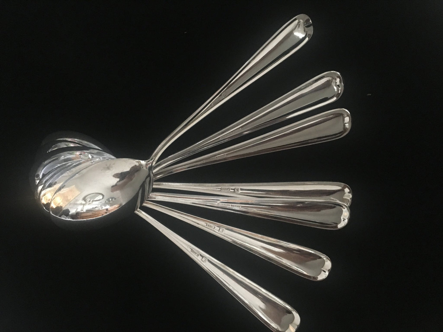 Anniversary silverware and serving parts in 830s J Tostrup