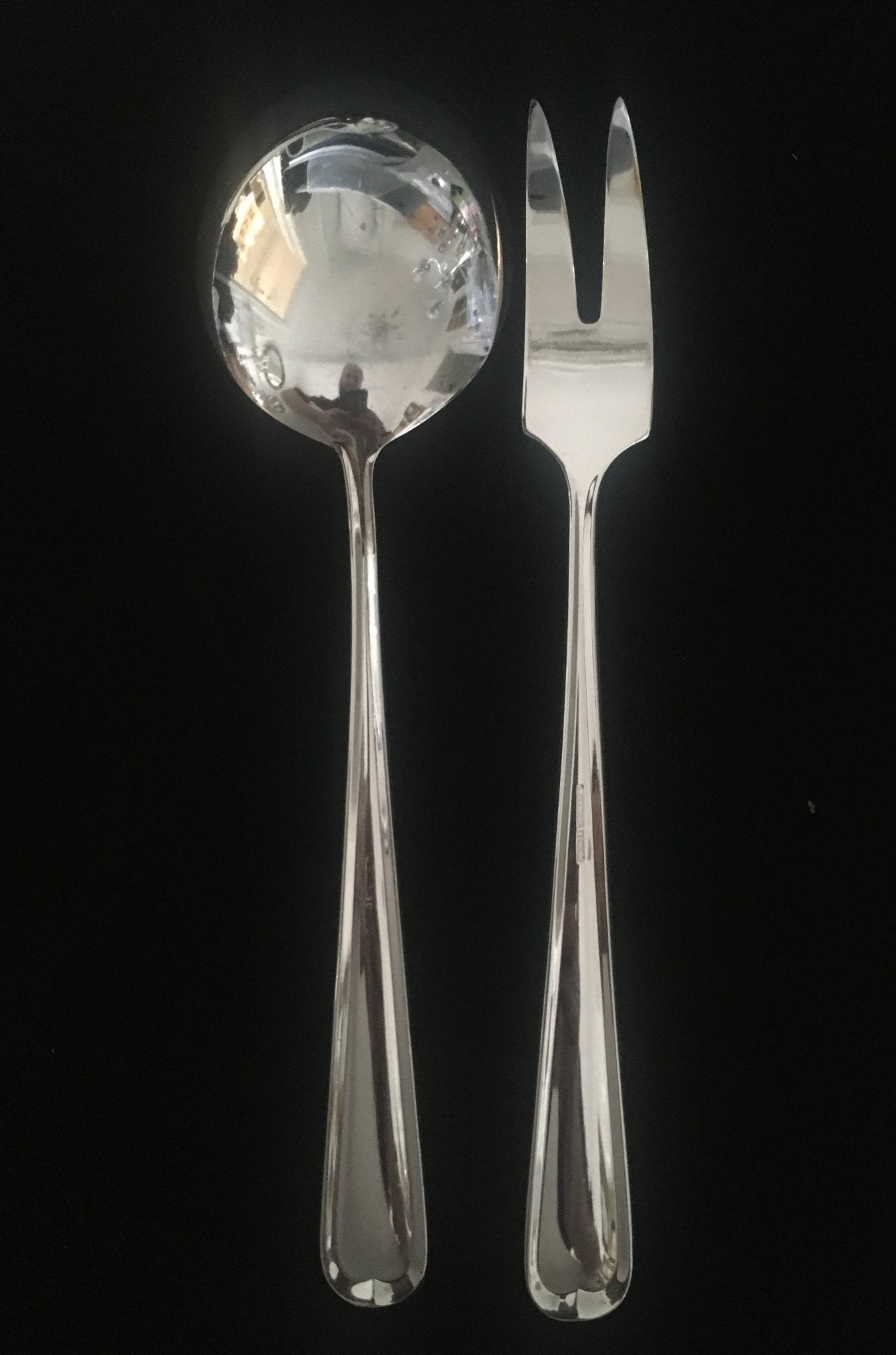 Anniversary silverware and serving parts in 830s J Tostrup