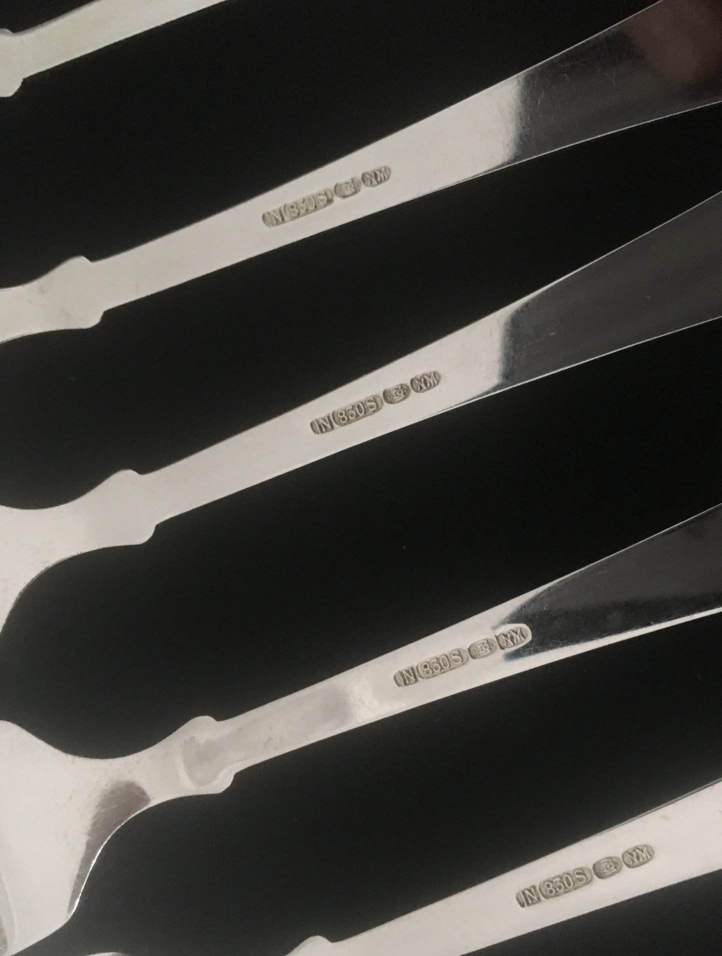 Konval silver cutlery in the 830s by Th Olsens Eftf