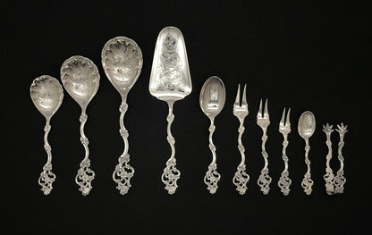 Grandmother silverware in 830s by Th Marthinsen.