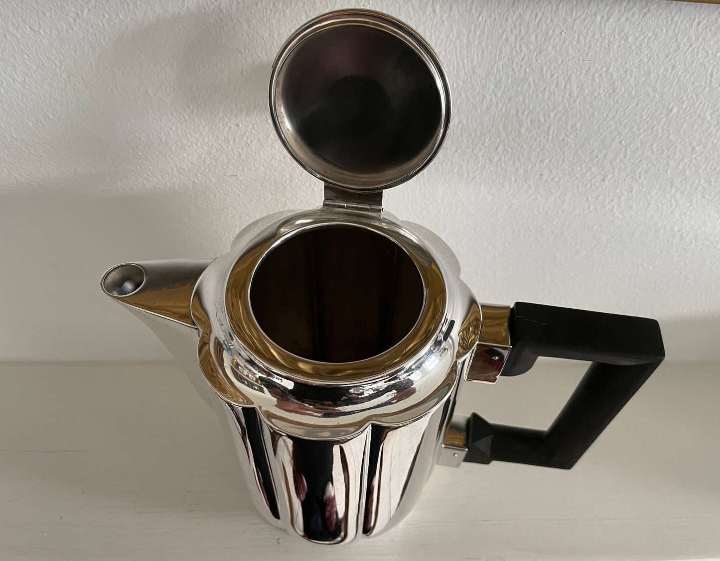 Art Deco silver coffee set in 3 parts of Norwegian Silverware industry Oslo