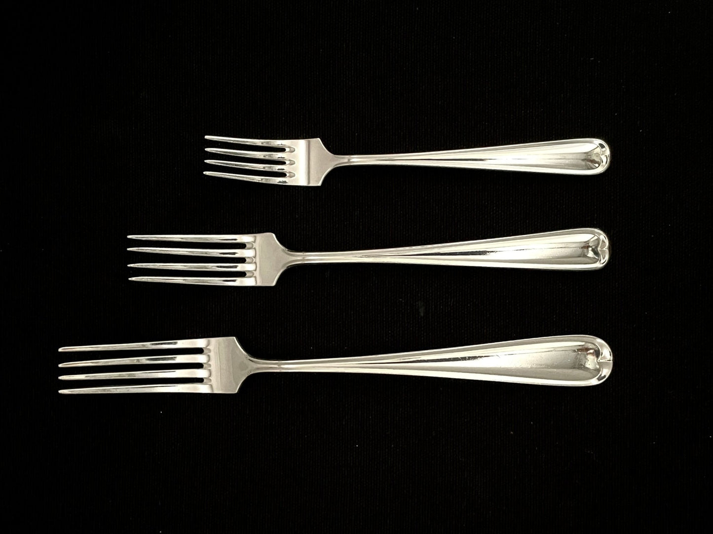 Anniversary silverware eating fork and cake fork in 830s by J Tostrup