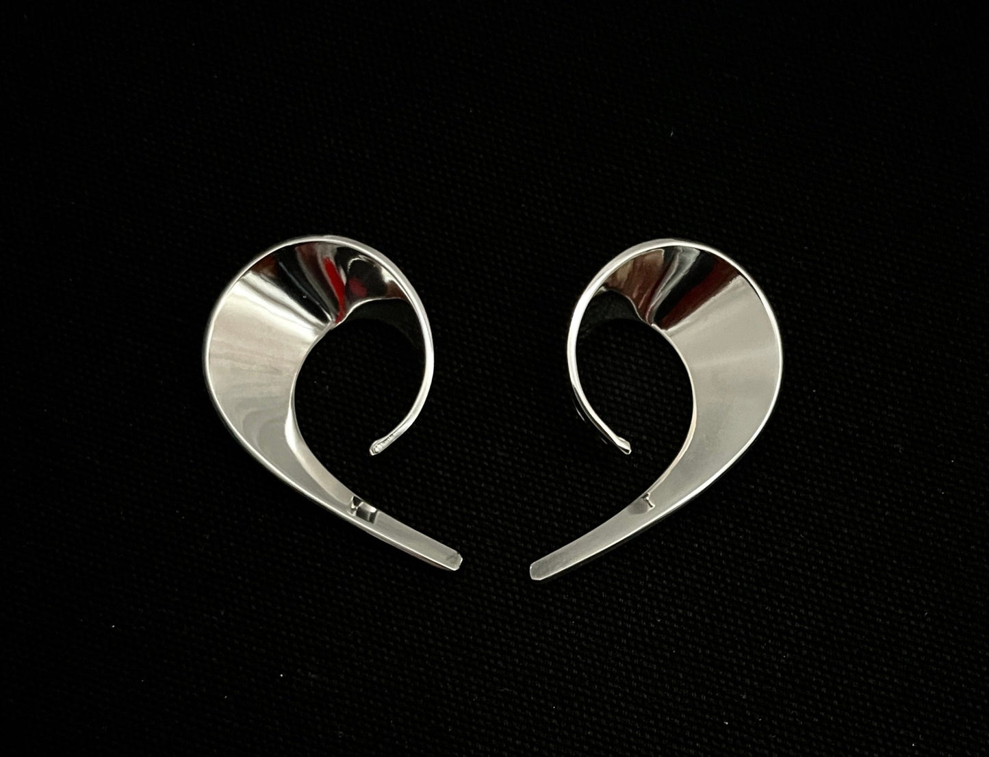 Tone Vigeland silver earrings in 925s with original storage