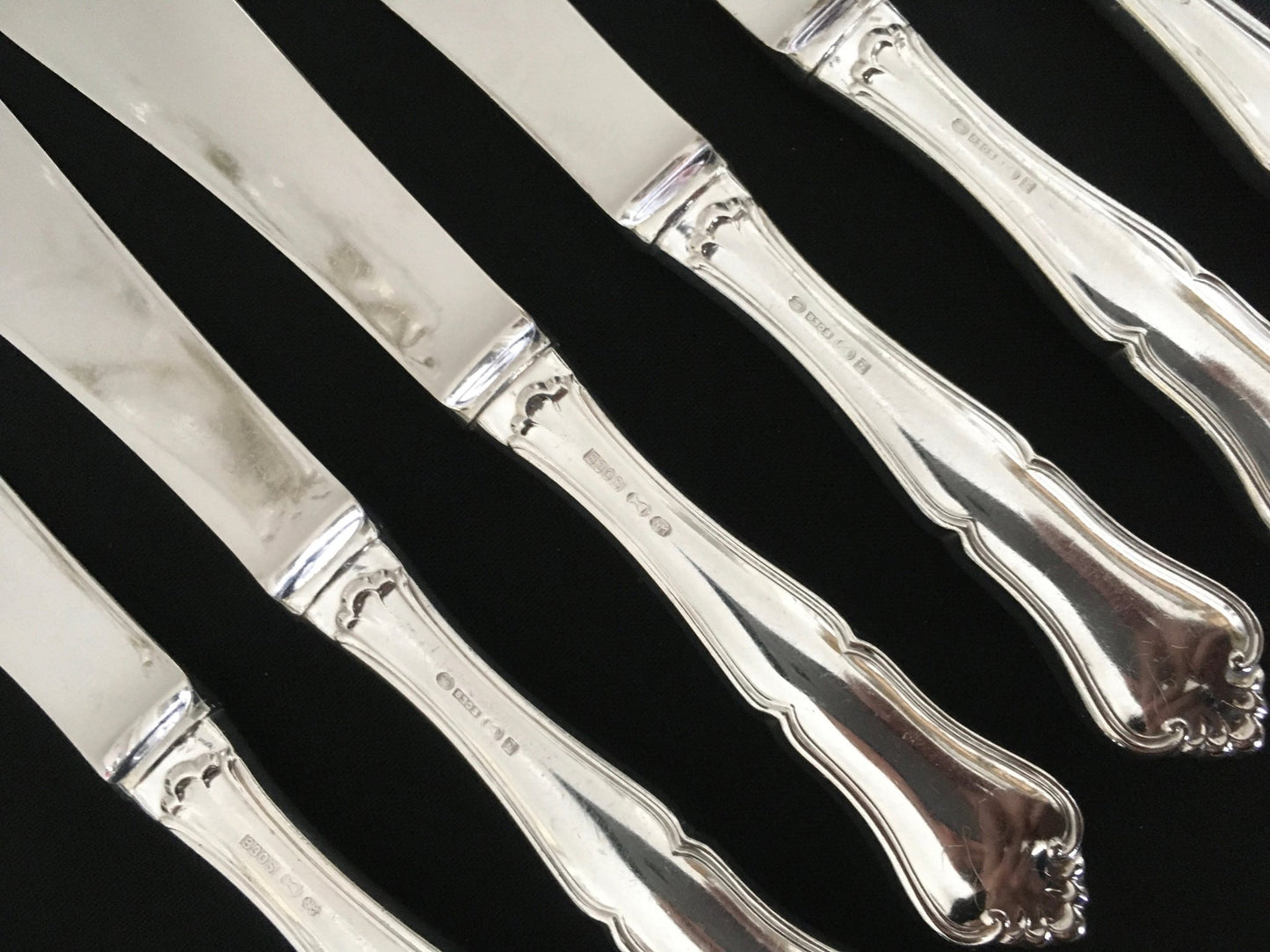 OFFER NOK 850 per piece Martha silver / Märtha silver fishing cutlery in 830s solid silver