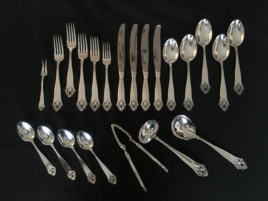 Lillemor silver cutlery in the 830s by Th Marthinsen