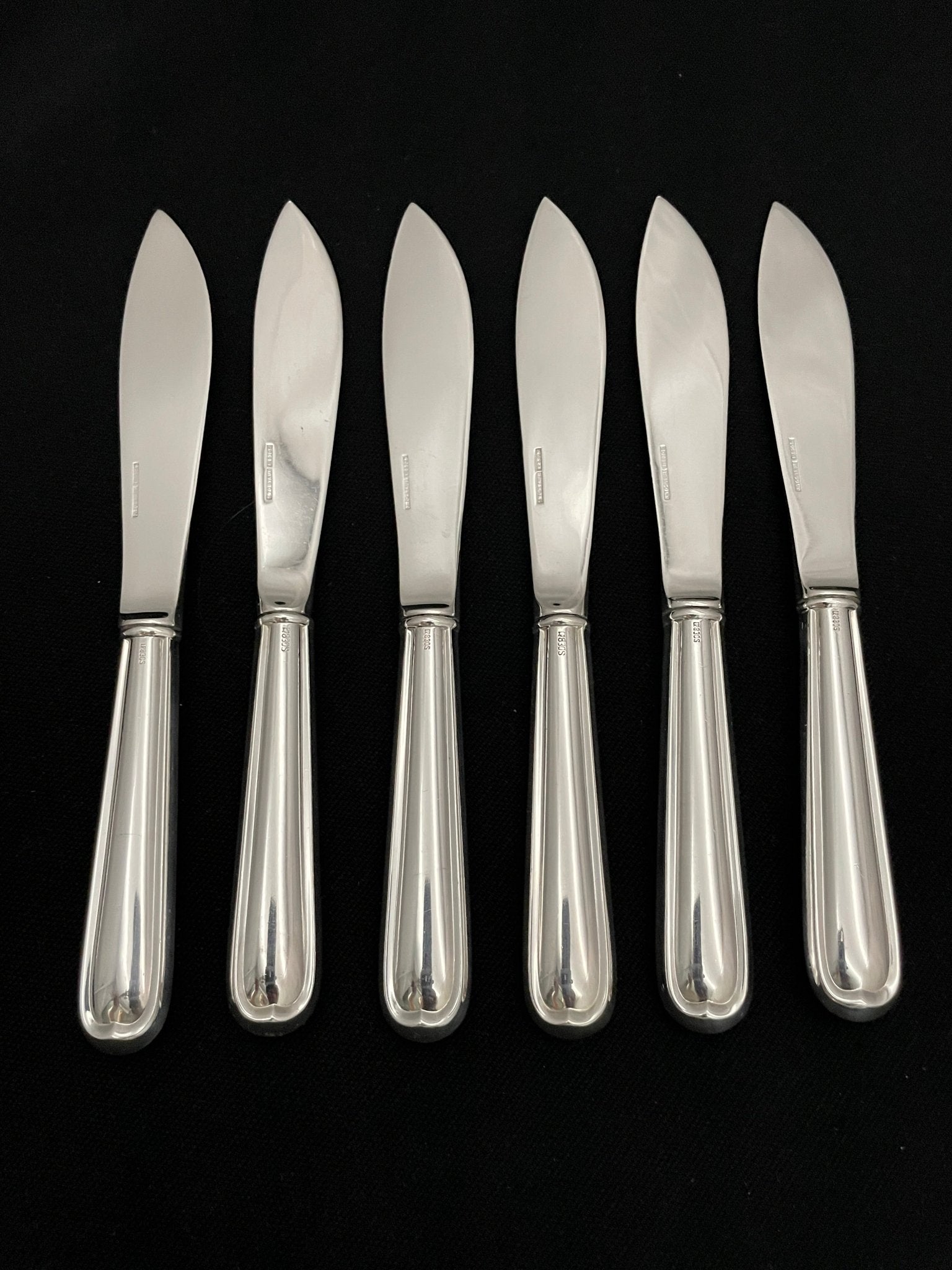 Jubileum Sølvbestikk Fiskekniv Bakside