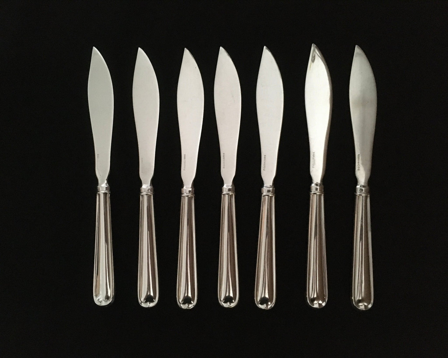 Jubileum Sølvbestikk Fiskekniv Bakside Eldre modell