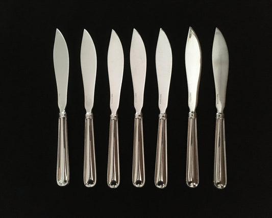Jubileum Sølvbestikk Fiskekniv Bakside Eldre modell