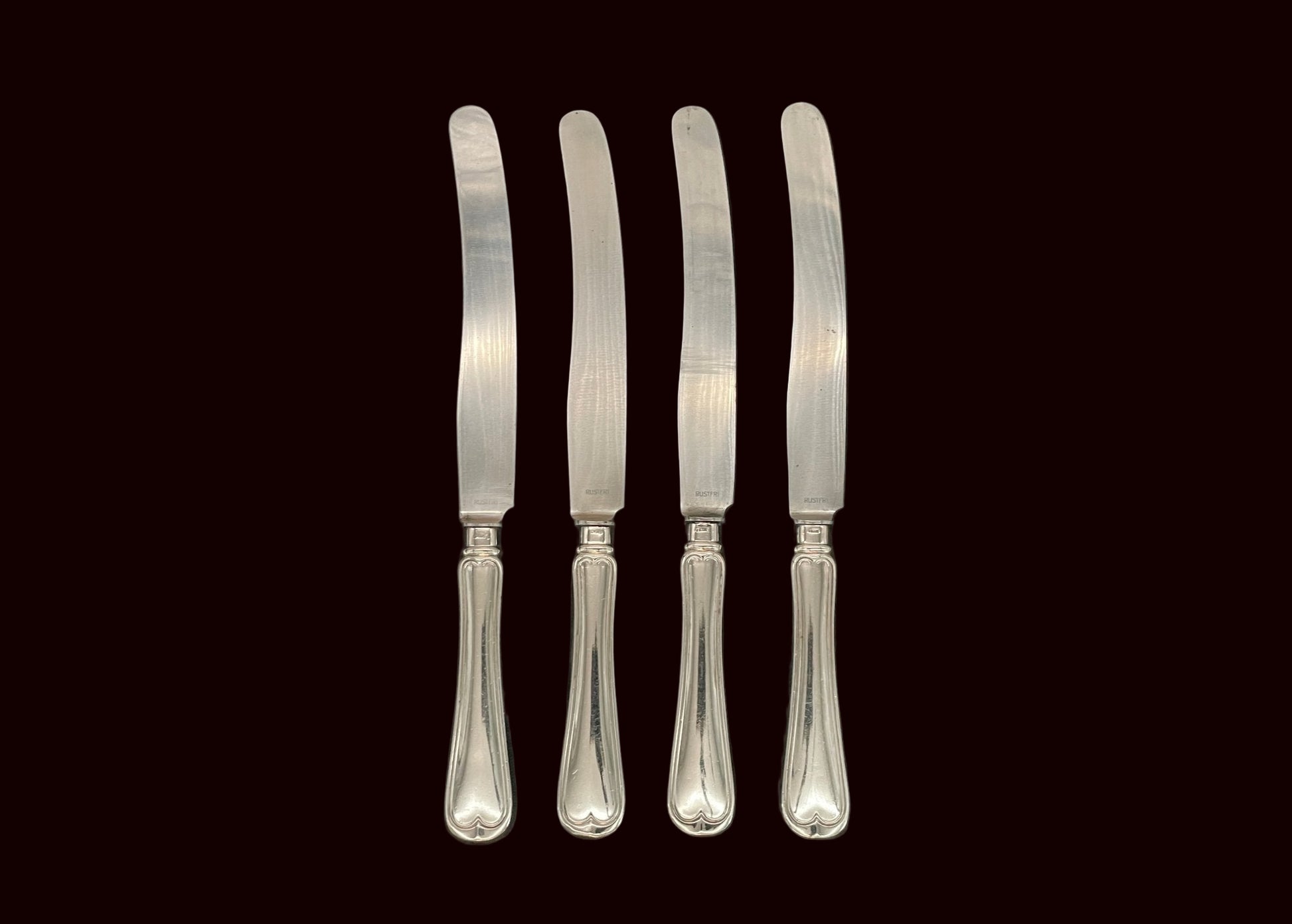 Kronprinsens Sølvbestikk Kniv Bakside