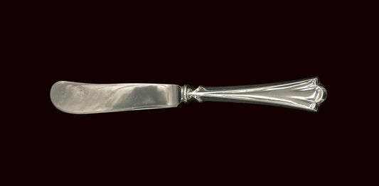 Lilje sølv smørkniv 16.5 cm i 830s av Magnus Aase og Th Olsens Eftf