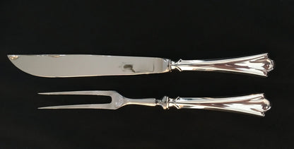 Lilje Sølvbestikk Transjerkniv og Transjergaffel