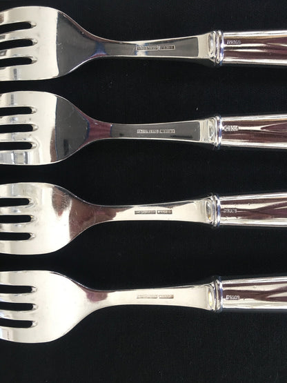 Måne Sølvbestikk Fiskegaffel Bakside Stempel