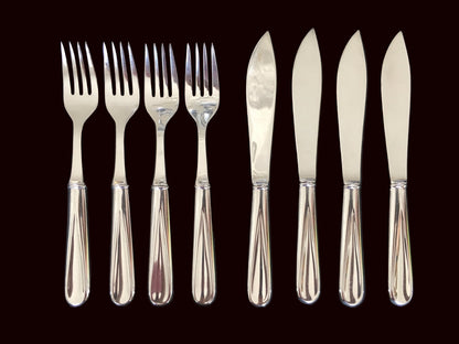 Måne Sølvbestikk Fiskekniv og Fiskegaffel 