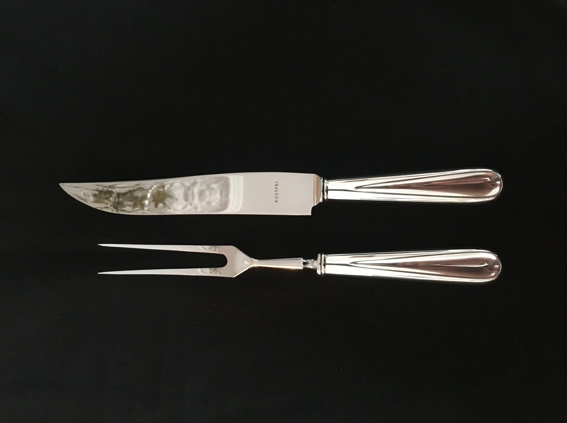 Måne Sølvbestikk Transjerkniv og Transjergaffel