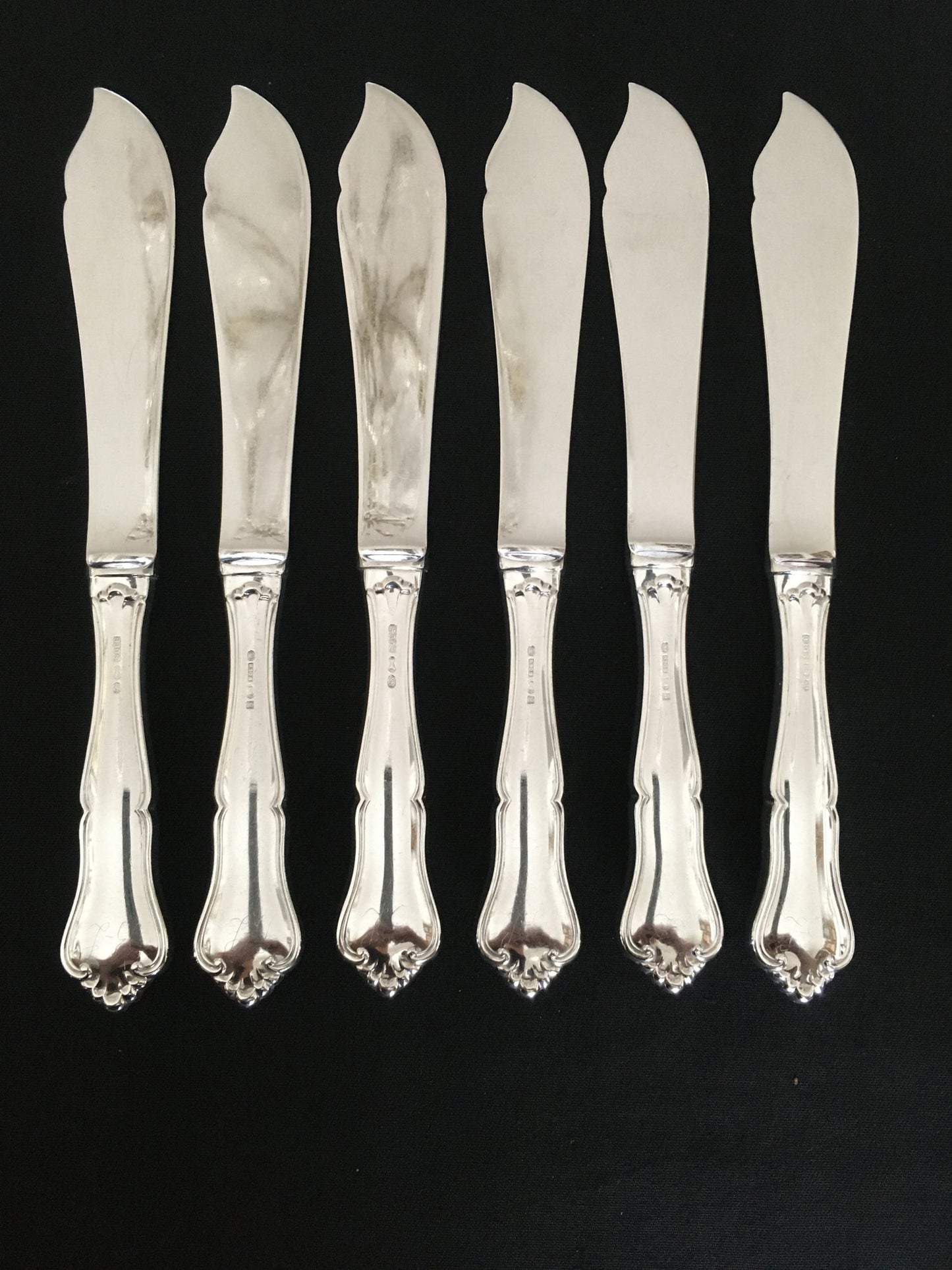 Martha Sølvbestikk Fiskekniv Bakside