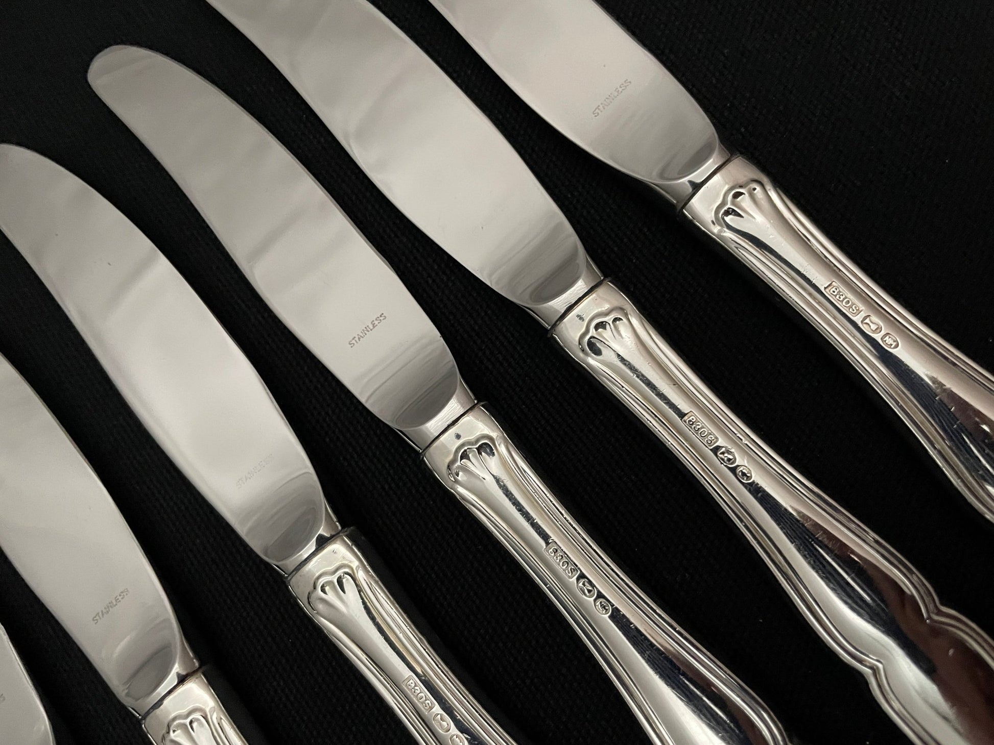 Martha Sølvbestikk Kniv Langt skaft